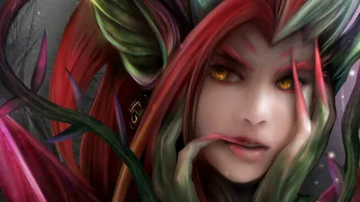 30+ Zyra (League Of Legends) HD обои и фоны картинки