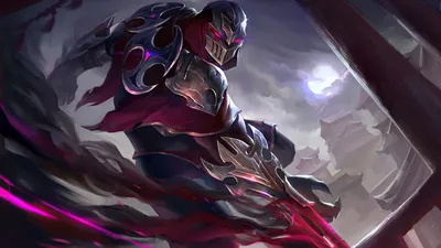 437105 4K, смотрит на зрителя, тень, красные глаза, Riot Games, Zed (League of Legends), Zed, Runeterra - Rare Gallery HD Wallpapers картинки