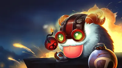 4554614 Poro, League of Legends, Ziggs - Редкая галерея HD обои картинки