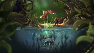 зеленая рыба обои League of Legends #Ziggs #fish #water split view видеоигры #1080P #wallpaper #hdwallpaper #desk… | League of legends, Игровой арт, Анимация картинки