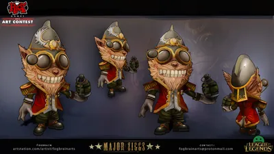 туманный мозг - Major Ziggs: Polycount Riot Contest картинки