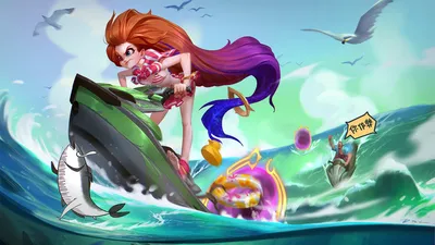 436920 4K, League of Legends, Gangplank, вечеринка у бассейна, Зои (League of Legends), видеоигры - Rare Gallery HD Wallpapers картинки