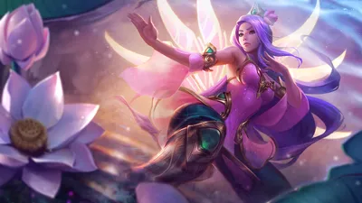 Обои 4k Order of The Lotus Irelia LoL Splash Art Tweak Update League of Legends Wallpaper картинки