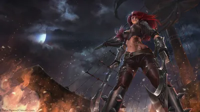 Скачать бесплатно katarina League of Legends Girl HD обои LOL Champion Game Full [1920x1080] для рабочего стола, мобильного и планшета | Исследуйте 45+ сексуальных обоев League of Legends | Лига Легенд картинки