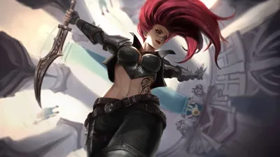 LOL Katarina LoL PC Desktop 4K Wallpaper \ u0026 Artwork картинки