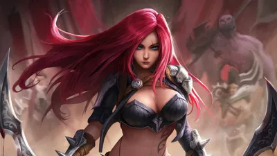 395006 Катарина, лол, игра League of Legends, 4k, ПК - Rare Gallery HD Wallpapers картинки