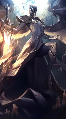 Скачать обои ID: 330167 / Video Game League Of Legends Phone Wallpaper, Kayle ( League Of Legends ), 1440x2560 скачать бесплатно картинки