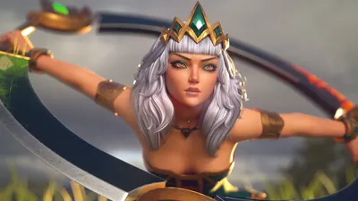 Ама Ро - Киана - League of Legends 3D - 3D модель в реальном времени картинки