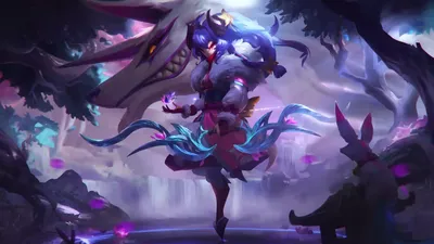 Spirit Blossom Kindred League Of Legends Live Wallpaper - WallpaperWaifu картинки