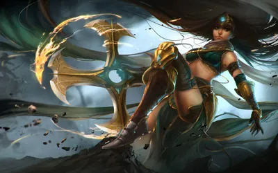 Sivir The Battle Mistress Marksman Boomerang Blade League Of Legends обои Hd 4000x2500: Wallpapers13.com картинки