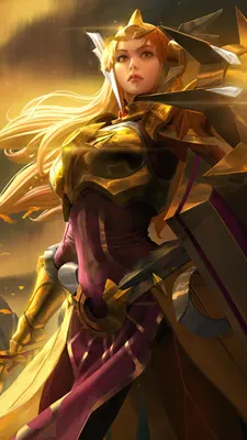 Обои ID: 381223 / Video Game League Of Legends Phone Wallpaper, Leona ( League Of Legends ), 1080x1920 скачать бесплатно картинки