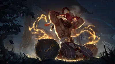 ID обоев: 122524 / Lee Sin, Ли Син (League of Legends), Legends of Runeterra, видеоигры скачать бесплатно картинки