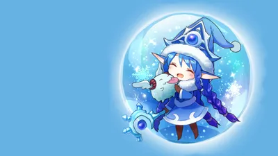 Скачать обои Chibi Lulu League Of Legends картинки