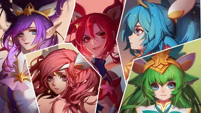 Star Guardian Lulu, лига легенд, HD обои для рабочего стола картинки