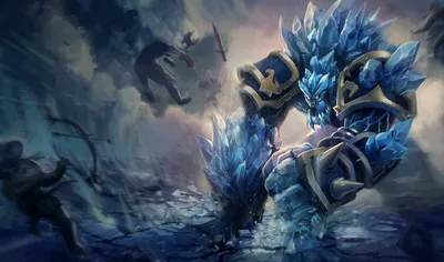 ▷【 Скин для LoL 】 Gletscher-Malphite / League of Legends Skin Galerie / видео Мальфит картинки