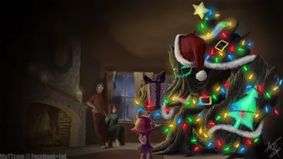 League of Legends - Xmas Tree Maokai от MaTTcomGO | лига легенд, энни лига легенд, лига легенд мемы картинки