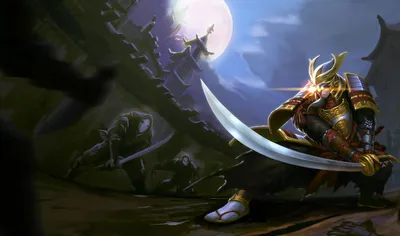 Samurai Master Yi - Китайское искусство заставки - League of Legends Wallpapers картинки