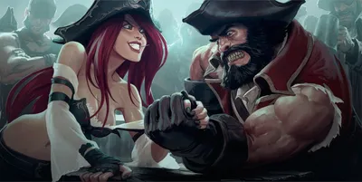 пираты, Мисс Фортуна (League of Legends), League of Legends, Gangplank HD Wallpapers / Desktop and Mobile Images \ u0026 Photos картинки