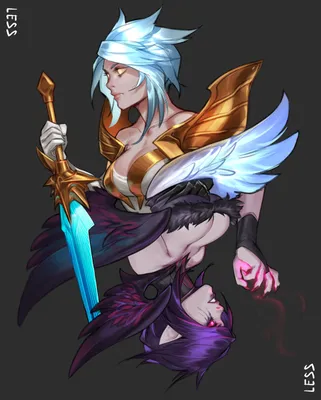 League Of Legends Riot Games Kayle League Of Legends Morgana League Of Legends Video Games Girls Vid Обои - Разрешение: 2624x3270 - ID: 1210060 - wallha.com картинки