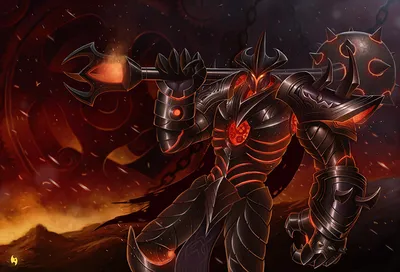 Картинка League of Legends Доспехи воин mordekaiser Master of Metal картинки