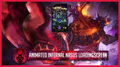 Анимированный экран загрузки Infernal Nasus - KillerSkins картинки