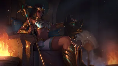 nidalee League of Legends Фараон League of Legends Cat Spear Обои HD / Обои для рабочего стола и мобильного телефона картинки