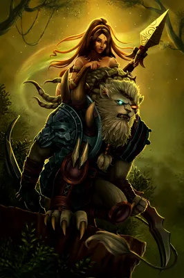 LOL, League Of Legends, Fan Art, Wallpaper, Campeões, Rengar e Nidalee, (от domeano). | лига легенд, лол лига легенд, лига картинки