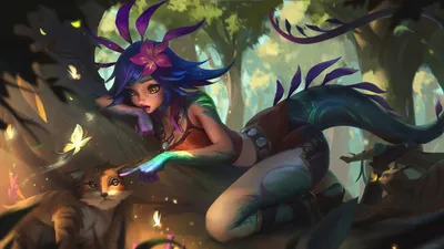 Neeko League of Legends Art Wallpaper 4k Ultra HD ID:10810 картинки