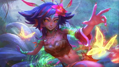 10+ Neeko (League Of Legends) HD обои и Hintergründe картинки