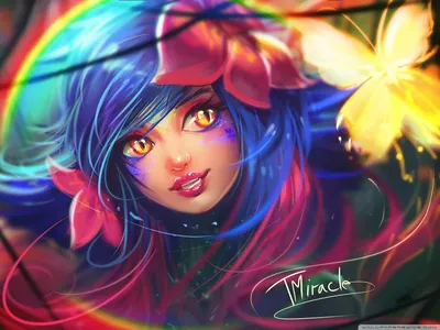 Обои для рабочего стола Neeko LoL Champion Fanart Ultra HD для 4K UHD TV: широкоэкранный \ u0026 UltraWide Desktop \ u0026 Ноутбук: планшет: смартфон картинки