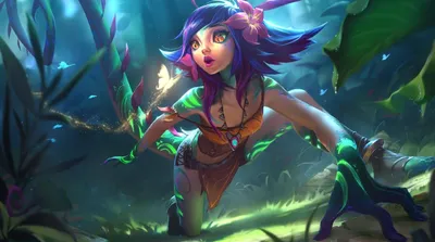 Скачать анимированные обои Neeko Lol Hd картинки