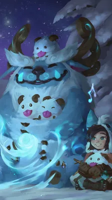 Скачать обои ID: 392447 / Video Game League Of Legends Phone Wallpaper, Willump (League Of Legends), Nunu (League Of Legends), King Poro (League Of Legends), Poro (League Of Legends), 1080x1920 скачать бесплатно картинки