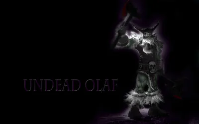 Undead Olaf Wallpaper - Обои для рабочего стола League of Legends картинки