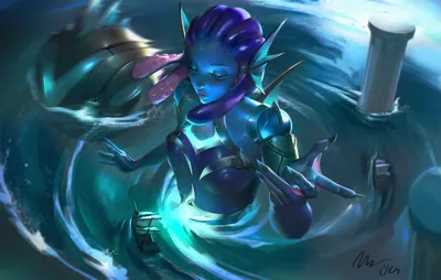 68549 Atlantean Orianna (Fan Splash Art), Орианна (League Of Legends) - Rare Gallery HD Wallpapers картинки