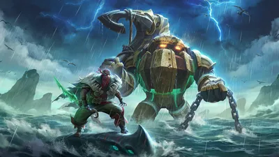 League of Legends: Wild Rift в Твиттере: \"Два величайших морских ужаса, Пайк и Наутилус, высадились на берег. Побродите по водам и добавьте их в свою команду. 🦈 https://t.co/uQVDW8FmEg\" / картинки