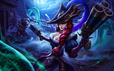 Скачать обои Miss Fortune, Pyke, 4k, battle, MOBA, League of Legends, artwork, Miss Fortune League of Legends, Pyke League of Legends для монитора с разрешением 1920x1200. Высококачественные обои HD картинки картинки