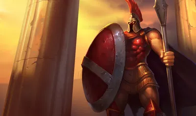 Pantheon Classic Skin - Китайский - League of Legends Wallpapers картинки