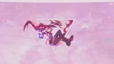 ID обоев: 107003 / League of Legends, простая, геометрия, Jinx (League of Legends), Star Guardian, Nyenn скачать бесплатно картинки