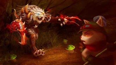 Остерегайтесь высокой травы от Tailcat - Обои League of Legends картинки