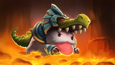 Обои League of Legends, Poro, Renekton HD / Обои для рабочего стола и мобильного телефона картинки