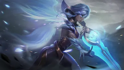 914684 Игры для ПК, Riven, смотрит на зрителя, меч, видеоигры, League of Legends, седые волосы, Riven (League of Legends), крылья ангелов - Rare Gallery HD Wallpapers картинки