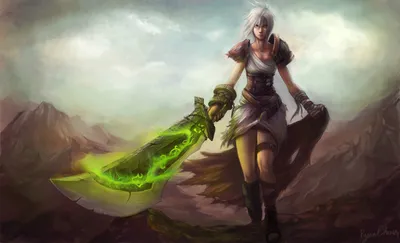 180+ Riven (League Of Legends) HD обои и Hintergründe картинки