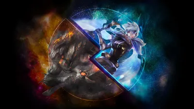 ID обоев: 120120 / Riven (League of Legends), Ясуо (League of Legends), League of Legends, видеоигры скачать бесплатно картинки