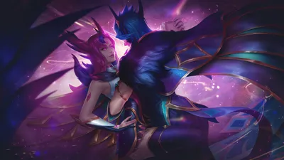 Star Guardian Xayah Rakan League of Legends Wallpaper 4k Ultra HD ID:8266 картинки