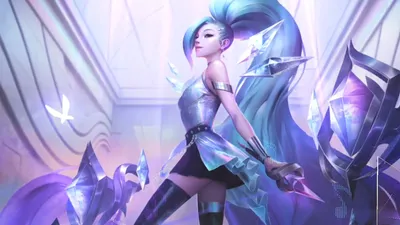 ArtStation - KDA All Out Seraphine League of Legends Live Wallpaper картинки