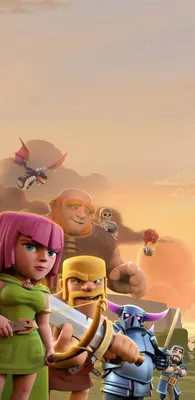 Clash Of Clans Войска wallpaper | Анимаси, Латар белаканг картинки