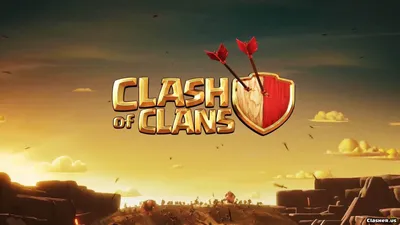 Clash of Clans логотип небо - Clash of Clans Обои | Clasher.us картинки