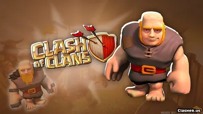 Гигантский логотип CoC - Clash of Clans Обои | Clasher.us картинки