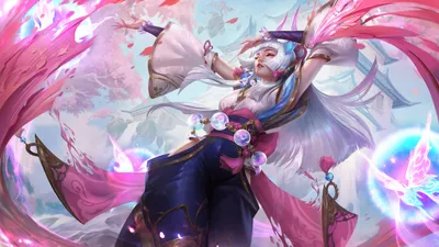 Spirit Blossom Syndra Skin League of Legends Обои 8k Ultra HD ID:10804 картинки