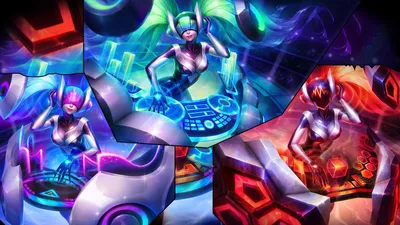 Обои League Of Legends, Sona, DJ Sona HD / Обои для рабочего стола и мобильного телефона картинки